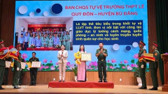 BCH QUÂN SỰ - TỰ VỆ TRƯỜNG THPT LÊ QUÝ ĐÔN: VINH DỰ ĐƯỢC BÁO CÁO ĐIỂN HÌNH VÀ ĐƯỢC TUYÊN DƯƠNG TRONG HỘI NGHỊ TỔNG KẾT 10 NĂM THỰC HIỆN CHỈ THỊ 05-CT/TW TRONG LỰC LƯỢNG VŨ TRANG TỈNH