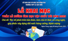 TUẦN LỄ HƯỞNG ỨNG HỌC TẬP SUỐT ĐỜI NĂM 2025