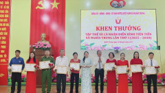 CHI BỘ TRƯỜNG THPT LÊ QUÝ ĐÔN: VINH DỰ ĐƯỢC TUYÊN DƯƠNG ĐIỂN HÌNH TIÊN TIẾN XÃ NGHĨA TRUNG GIAI ĐOẠN 2020-2025