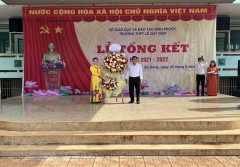 Trường THPT Lê Quý Đôn: TỔNG KẾT NĂM HỌC 2021 -  2022