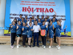 TRƯỜNG THPT LÊ QUÝ ĐÔN ĐẠT NHIỀU THÀNH TÍCH TẠI HỘI THAO CÔNG ĐOÀN NGÀNH GIÁO DỤC
