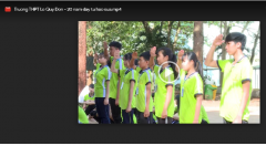 Đài Phát thanh Truyền hình Bình Phước thực hiện phóng sự về trường THPT Lê Quý Đôn nhân 20 năm thành lập trường (1999-2019).