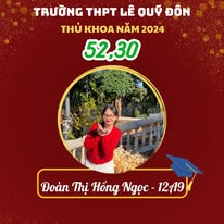 VINH DANH THỦ KHOA KỲ THI TỐT NGHIỆP THPT 2024